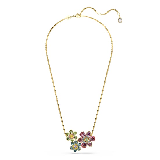 Swarovski 'Idyllia F Florere' Damen vergoldete Metall-Halskette - Gold 5721668 - Image 2