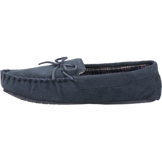 Hush Puppies Clyde Wildleder Herren Navy Hausschuhe - Image 4