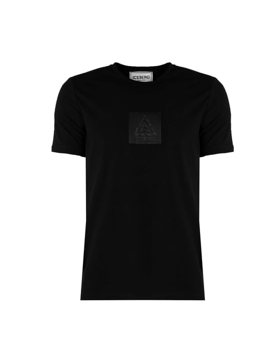 Iceberg T-Shirt C-Neck Herren schwarz - Image 1