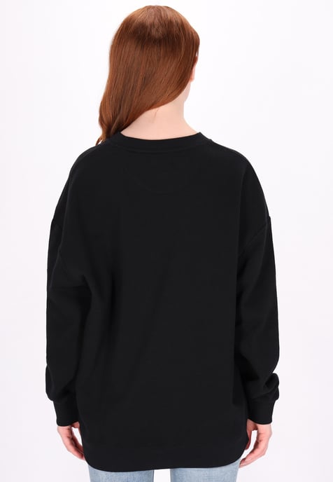 Dreimaster Sweatshirt Damen Schwarz - Image 4
