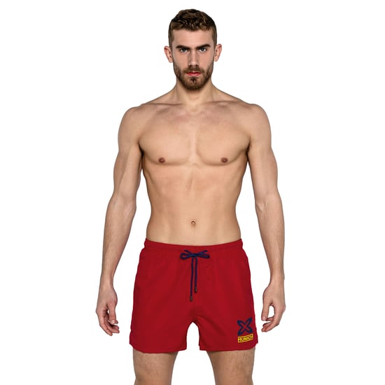 Men's Short Swimsuit with Mesh Lining MUHARBOURRED01