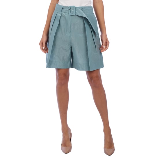 High Waisted Pleated Shorts 5NP41T Women