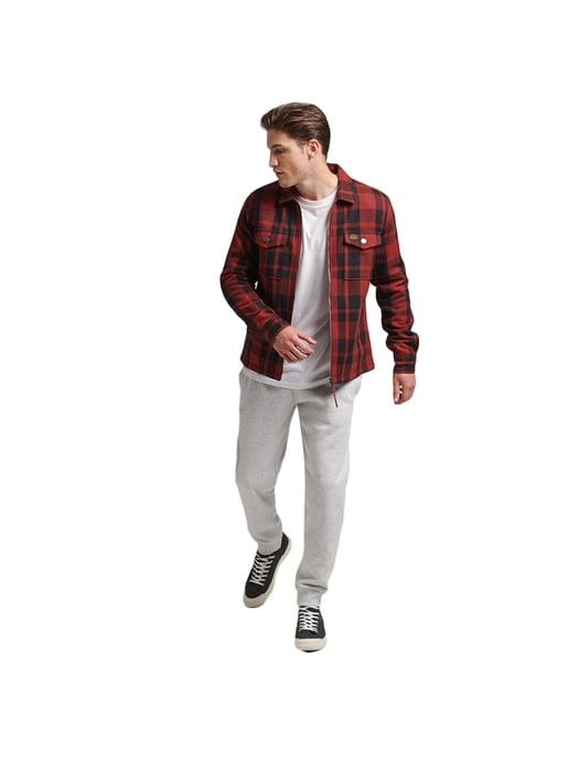 Superdry Herren kariertes Reißverschlusshemd - Image 2