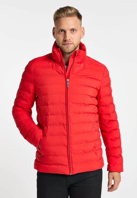 Mo Wattierte Winterjacke Herren Rot - Image 2