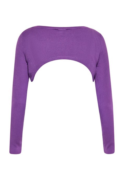 Mymo Crop-Top Damen lila - Image 4