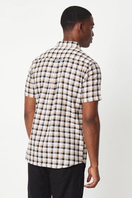 Small Box Check Short Sleeve Shirt