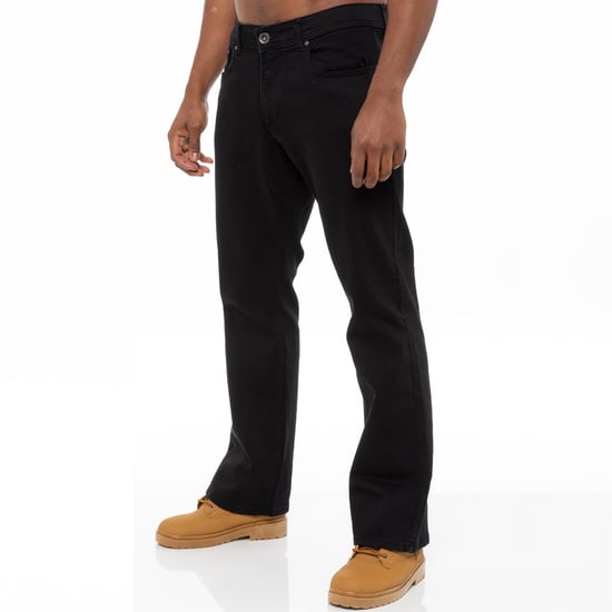 Enzo Herren Bootcut Stretch Denim Jeans - Image 1