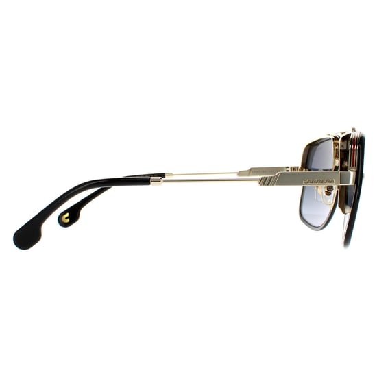 Carrera Aviator Herren Sonnenbrille Gold Schwarz Grau Verlauf - Image 4