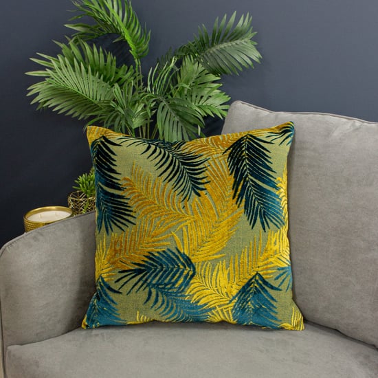 Paoletti Palmgrove Samt Jacquard Federgefülltes Kissen - Image 4