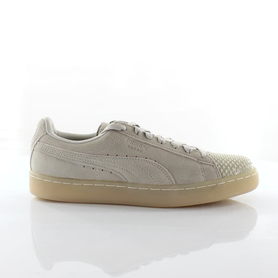 Puma Suede Jelly Grey Leather Womens Trainers 365859 02