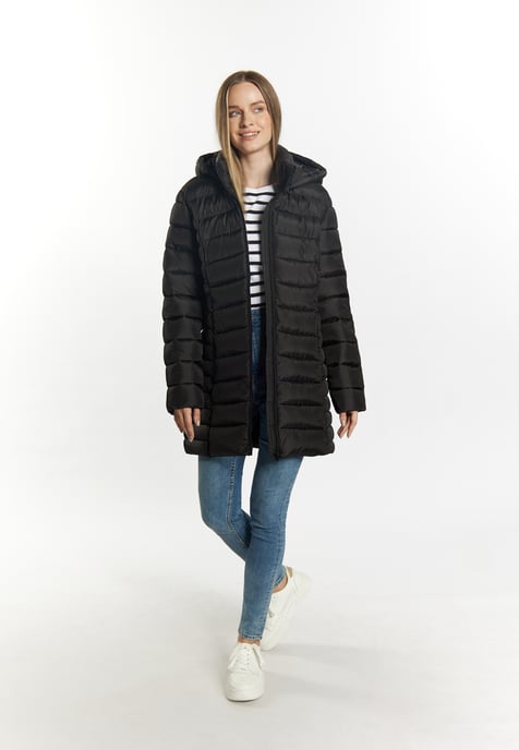 ICEBOUND Wattierter Parka Damen schwarz - Image 2