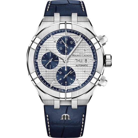 Maurice Lacroix Aikon Blau Herren Armbanduhr AI6038-SS001-131-1 - Image 1