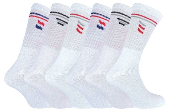 SOCK SNOB - 6ER PACK HERREN BAUMWOLLE GESTREIFTES MUSTER TRAINER SPORTSOCKEN - Image 1
