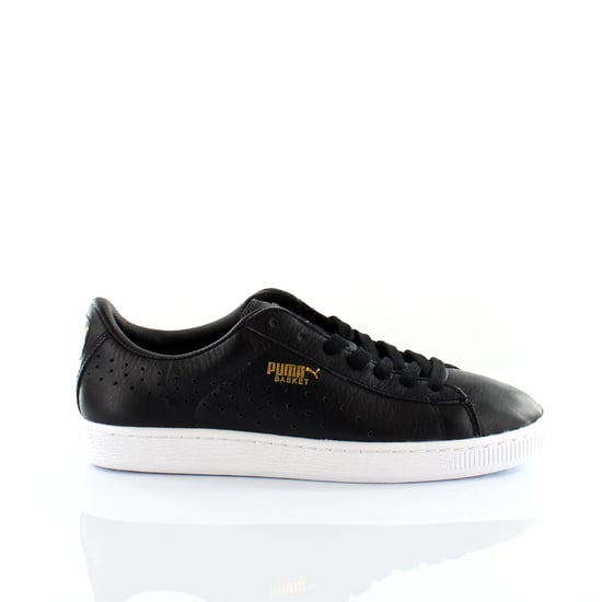 Puma Basket Classic Citi Black Leather Mens Trainers 357349 01