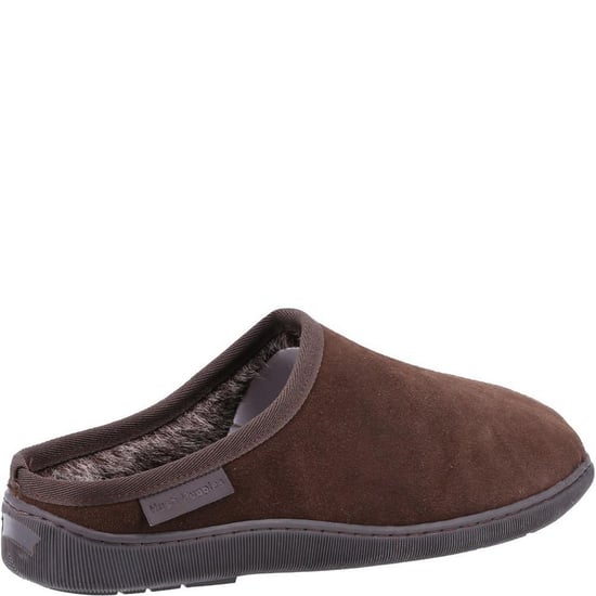 Hush Puppies Herren Ashton Wildleder Hausschuhe (Braun) - Image 2