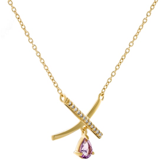 Orphelia 'Charlotte' Halskette für Damen aus 925er Sterlingsilber – Gold ZK-7580/A - Image 2