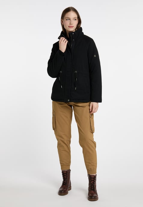 Dreimaster Winterjacke Damen Schwarz - Image 2