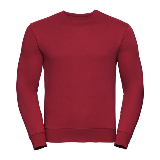 Russell - Sweatshirt für Herren angesetzte Ärmel (Rot) - Image 1