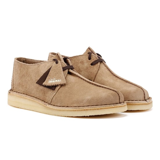 Clarks Originals Desert Trek Wildleder Herren Braune Schnürschuhe - Image 1