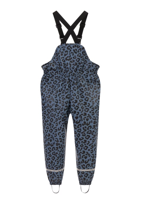 Schmuddelwedda Regenhose Mädchen Blau Grau Schwarz Leo - Image 2