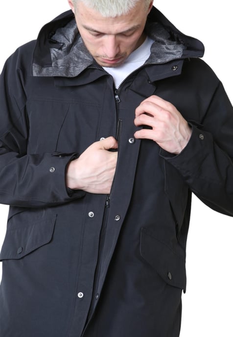 Marks and Spencer Baumwollmischung mit Kapuze Mac Stormwear Jacke - Image 4