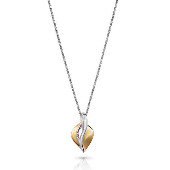 Orphelia 'Anet' Damenkette mit Anhänger aus 925er Sterlingsilber – Silber/Gold ZH-7520/G - Image 3