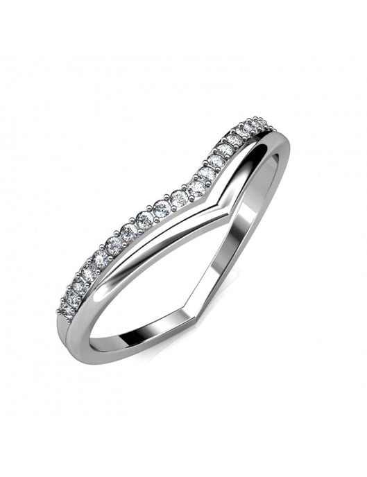 Tiryns Ring - Silber und Kristall - Image 1