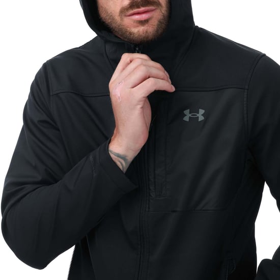 Veste Storm ColdGear Shield 2.0 capuche Under Armour Pour Homme en Noir - Image 4