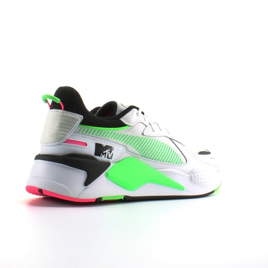 Puma RS-X Tracks MTV White Textile Mens Lace Up Trainers 371841 01