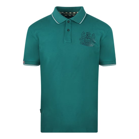 Aquascutum Aldis Wappen Grünes Poloshirt - Image 1