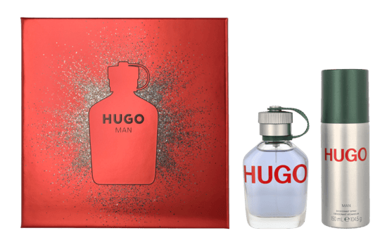 Hugo Boss Hugo Man Eau de Toilette 75ml + Deodorant Spray 150ml Geschenkset - Image 1