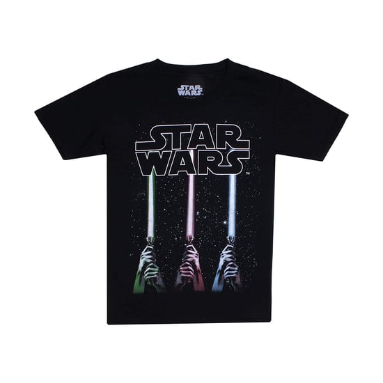 Star Wars Boys Lightsaber T-Shirt (Black)