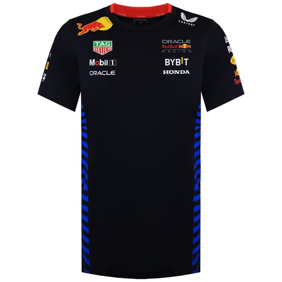 Red Bull Racing Offizielles Teamline Set Up Herren Navy T-Shirt - Image 1