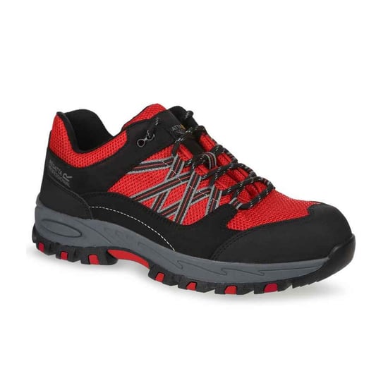 Regatta Unisex Erwachsene Sandstone Sicherheitstrainer (Rot/Schwarz) - Image 1