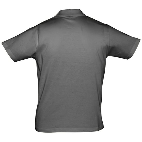 SOLS Herren Prescott Jersey Kurzarm-Poloshirt (Dunkelgrau) - Image 2
