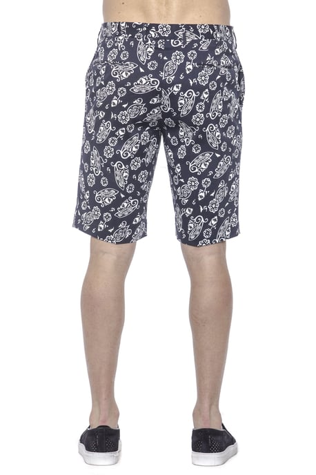 PT Torino Herren Blaue Baumwollshorts - Image 3