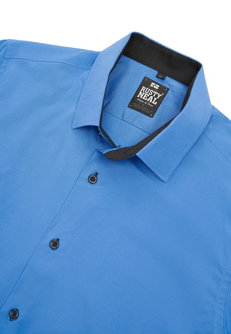 Rusty Neal Overhemd Slim Fit  Blau - Image 3