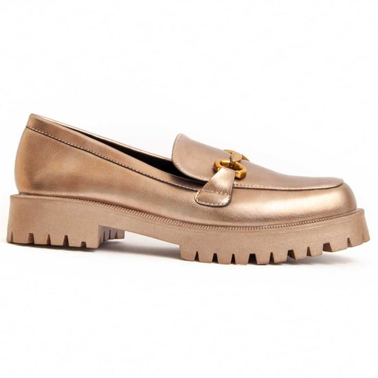 Montevita Platform Moccasin Macca3 In Gold