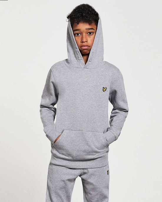 Lyle & Scott Kinder-Kapuzenpullover in Grau - Image 3