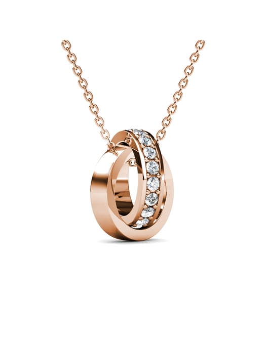 Schicke Kreis-Reifensets - Rose Gold und Kristall - Image 4