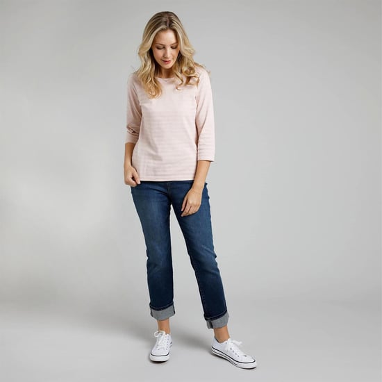 Self Stripe Texture Top