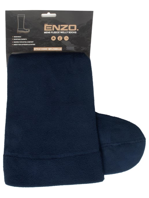 Enzo | Herren Fleece Gummistiefel Socken - Image 3