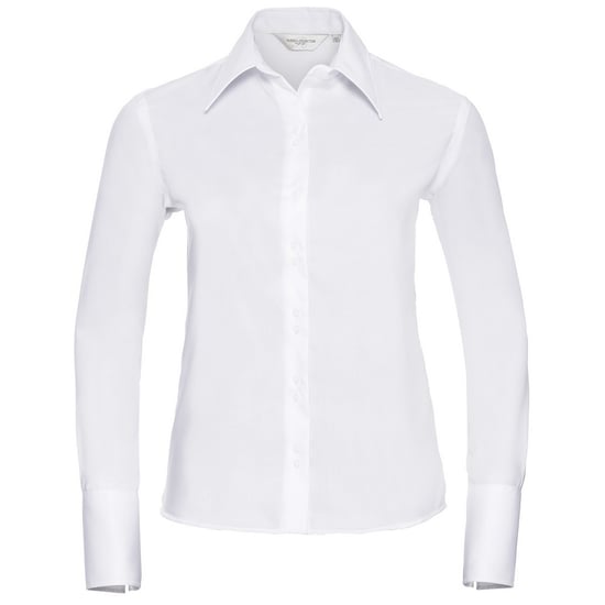 Russell Collection - "Ultimate" Hemd Bügelfrei für Damen Langärmlig (Weiß) - Image 1