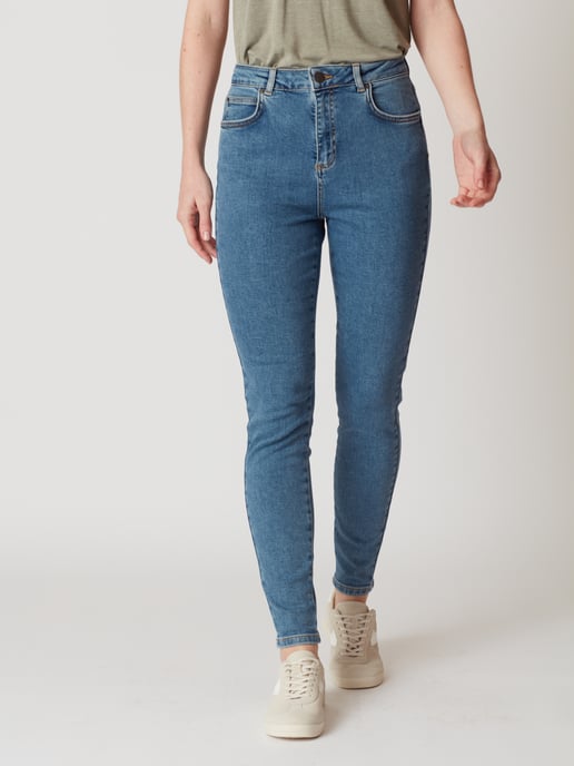 Organic Cotton High-Rise Skinny Jeans