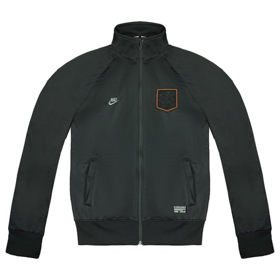 Nike KNVB Track Jacket Zip Up Black Womens Football Track Top 531357 010