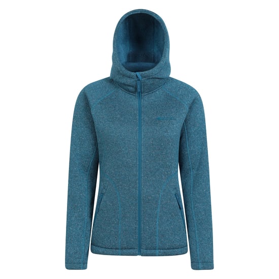 Mountain Warehouse Damen/Damen Nevis Kunstfell gefüttert Full Zip Hoodie (Teal) - Image 1