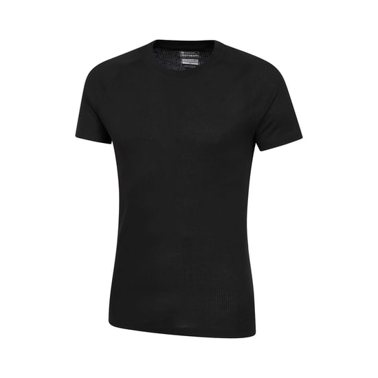 Mountain Warehouse Mens Talus Round Neck Short-Sleeved Thermal Top (Black)