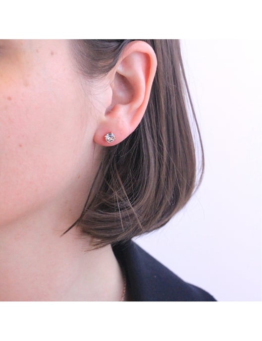 Mary Ohrringe - Rose Gold und Kristall - Image 2