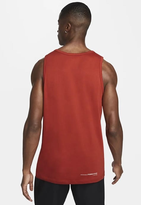 Nike Dri-FIT Herren Grafik-Trainings-Tank-Weste in Rot - Image 2