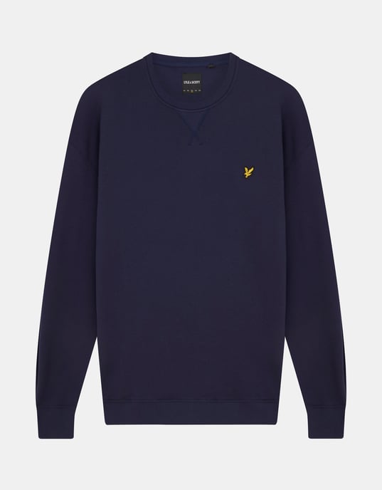 Lyle & Scott Sweatshirt mit Rundhalsausschnitt in Navy - Image 5